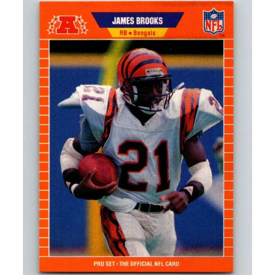 1989 Pro Set #55 James Brooks NM-MT Cincinnati Bengals Football Card