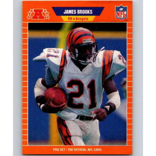 1989 Pro Set #55 James Brooks NM-MT Cincinnati Bengals Football Card