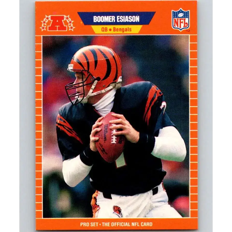 1989 Pro Set #58 Boomer Esiason NM-MT Cincinnati Bengals Football Card