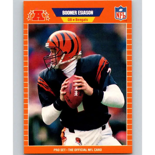 1989 Pro Set #58 Boomer Esiason NM-MT Cincinnati Bengals Football Card