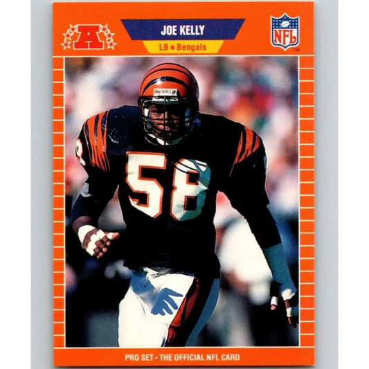 1989 Pro Set #62 Joe Kelly NM-MT RC Rookie Cincinnati Bengals Football Card