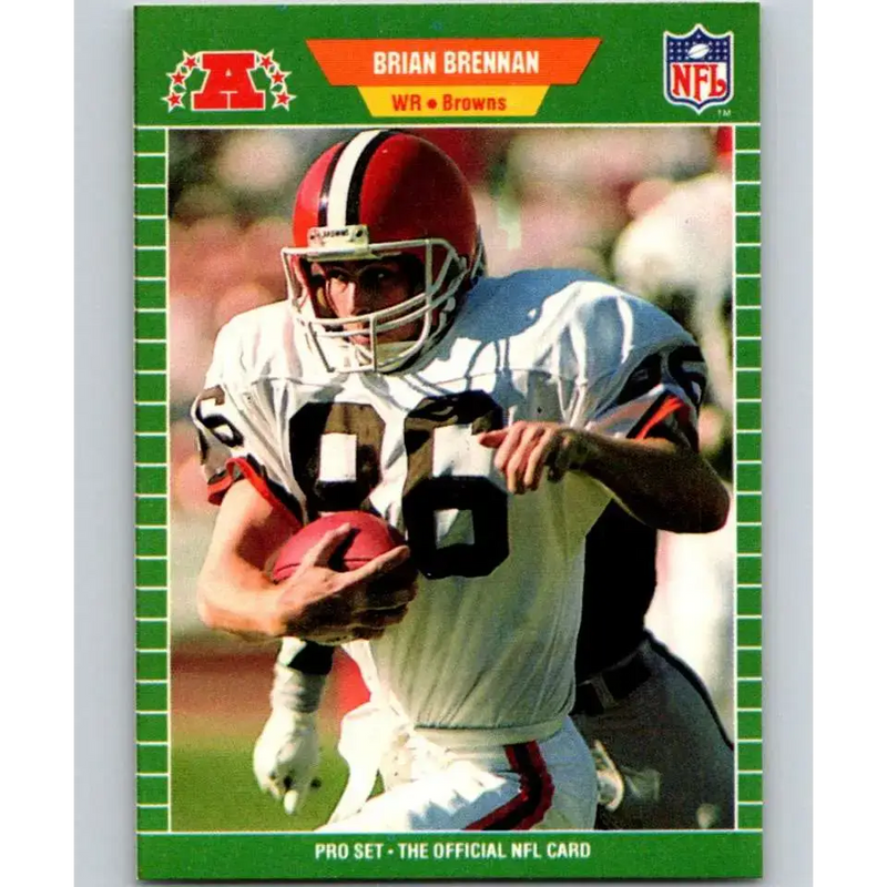 1989 Pro Set #73 Brian Brennan NM-MT Cleveland Browns Football Card - Football Card Single