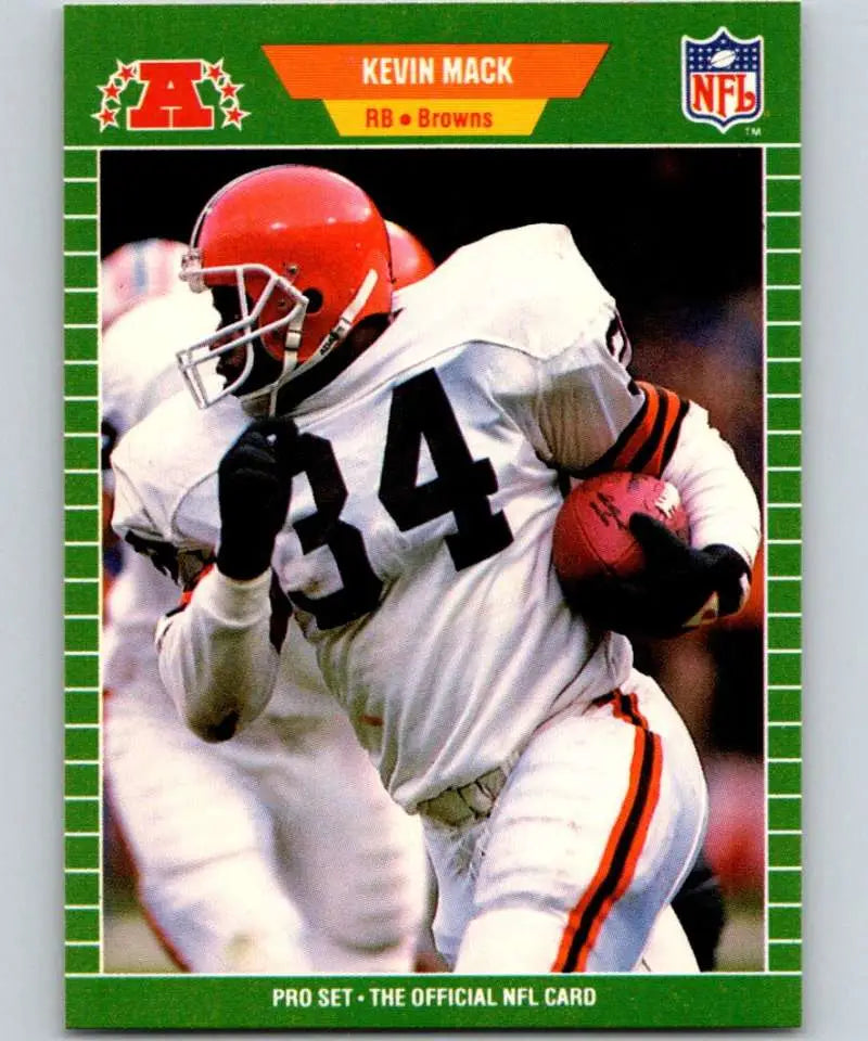 1989 Pro Set #79 Kevin Mack EX Excellent Cleveland Browns Football Card - Football Card Single