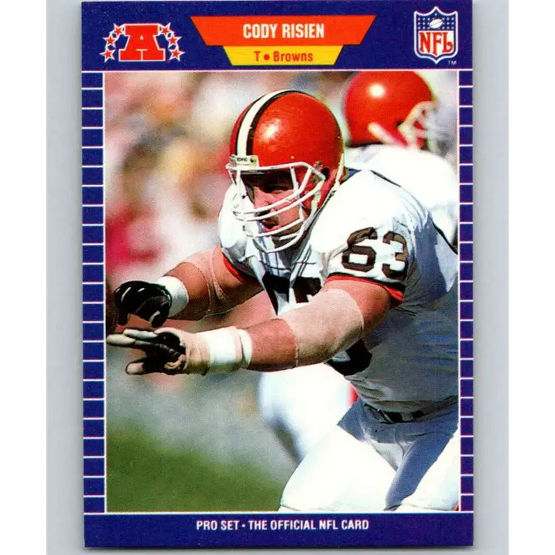 1989 Pro Set #83 Cody Risien NM-MT Cleveland Browns Football Card - Football Card Single