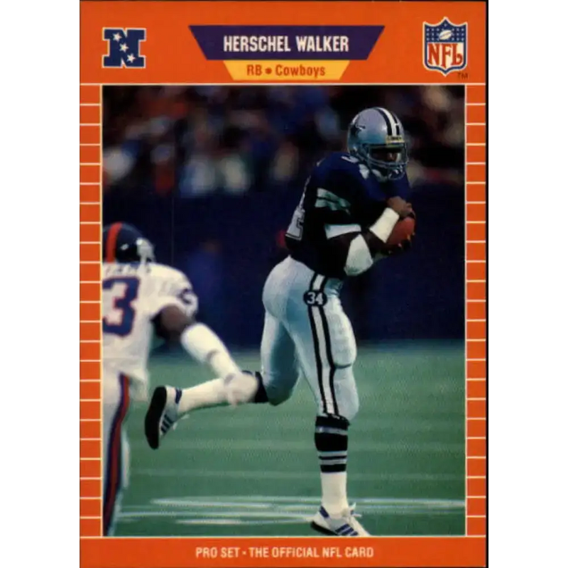 1989 Pro Set #96 Herschel Walker NM-MT Dallas Cowboys Football Card - Football Card Single