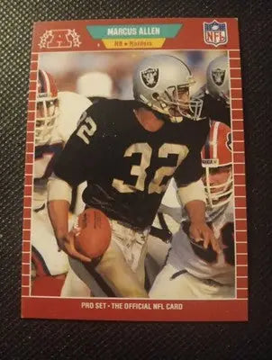1989 Pro Set - Marcus Allen #182. Raiders. NFL. NRMT+ - Football Card Single