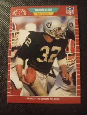 1989 Pro Set - Marcus Allen #182. Raiders. NFL. NRMT+ - Football Card Single