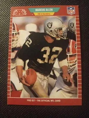 1989 Pro Set - Marcus Allen #182. Raiders. NFL. NRMT+ - Football Card Single