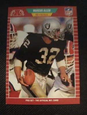 1989 Pro Set - Marcus Allen #182. Raiders. NRMT+