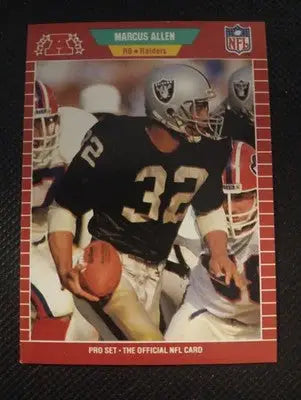 1989 Pro Set - Marcus Allen #182. Raiders. NRMT+