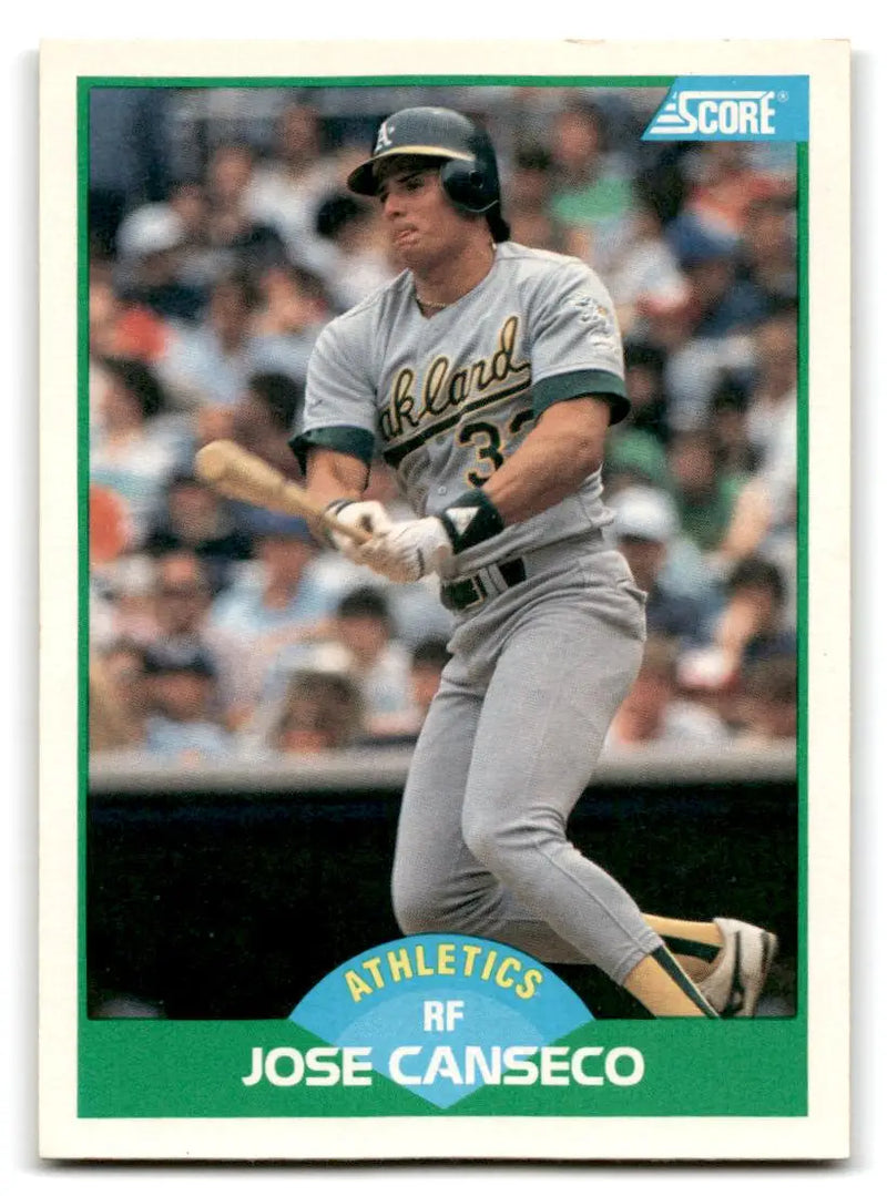 1989 Score #1 Jose Canseco - Baseball Card Single