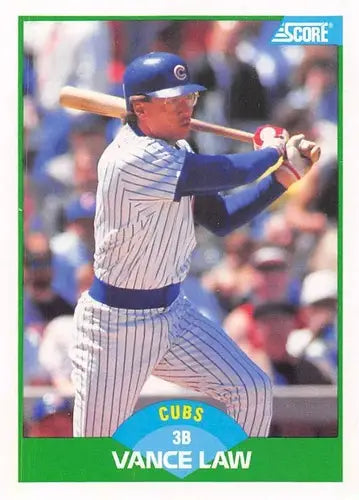 1989 Score #102 Vance Law NM-MT Cubs ID:80294 - Baseball Card Single