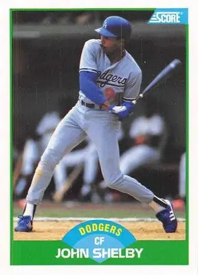 1989 Score #103 John Shelby NM-MT Dodgers ID:80241 - Baseball Card Single