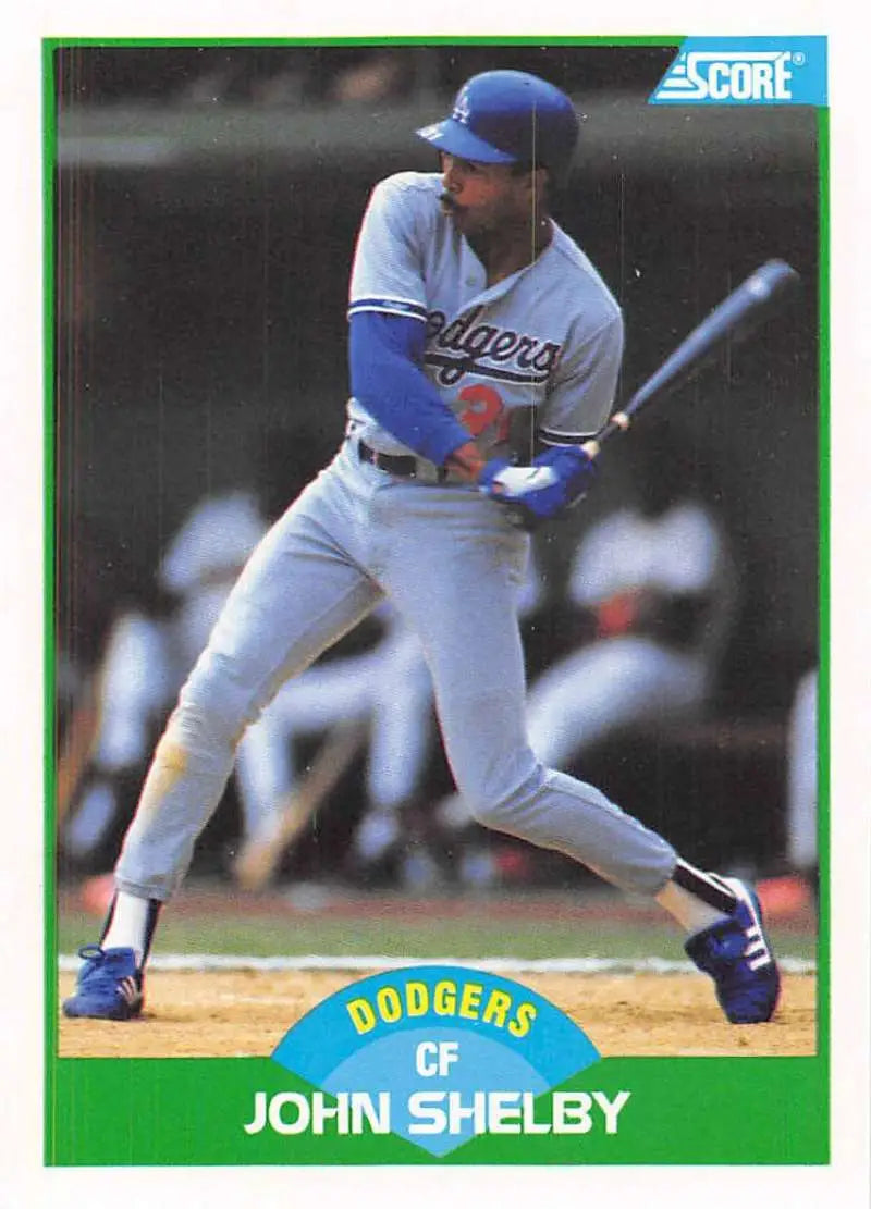 1989 Score #103 John Shelby NM-MT Dodgers ID:80241 - Baseball Card Single