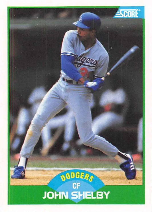 1989 Score #103 John Shelby NM-MT Dodgers ID:80241 - Baseball Card Single