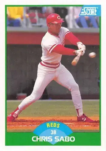 1989 Score #104 Chris Sabo NM-MT Reds ID:80511 - Baseball Card Single