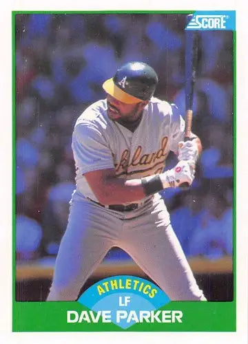 1989 Score #108 Dave Parker NM-MT Athletics ID:80243 - Baseball Card Single