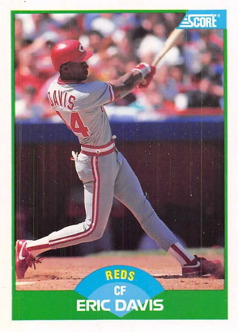 1989 Score #109 Eric Davis NM-MT Reds ID:80244 - Baseball Card Single