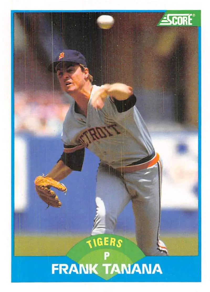 1989 Score #112 Frank Tanana NM-MT Detroit Tigers Baseball Card - Baseball Card Single