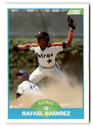 1989 Score #113 Rafael Ramirez EX/NM Astros ID:66760 - Baseball Card Single
