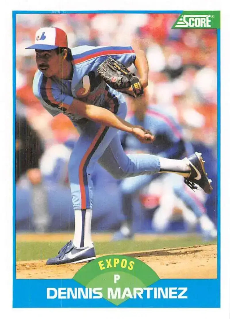 1989 Score #114 Dennis Martinez NM-MT Expos ID:80513 - Baseball Card Single