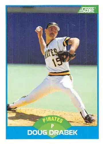 1989 Score #117 Doug Drabek NM-MT Pirates ID:80514 - Baseball Card Single