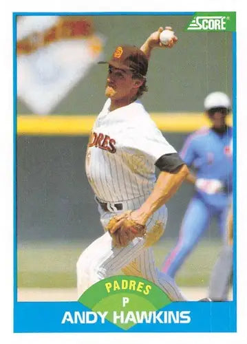 1989 Score #118 Andy Hawkins NM-MT Padres ID:80302 - Baseball Card Single