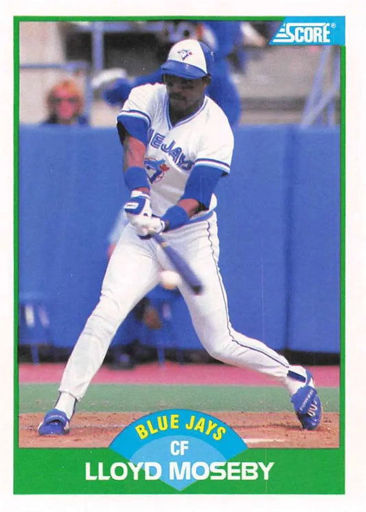 1989 Score #12 Lloyd Moseby NM-MT Blue Jays ID:80206 - Baseball Card Single