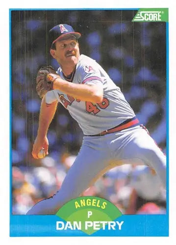 1989 Score #122 Dan Petry NM-MT Angels ID:80305 - Baseball Card Single