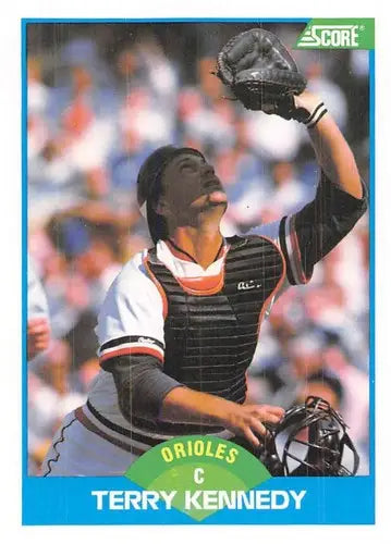 1989 Score #123 Terry Kennedy NM-MT Orioles ID:80515 - Baseball Card Single