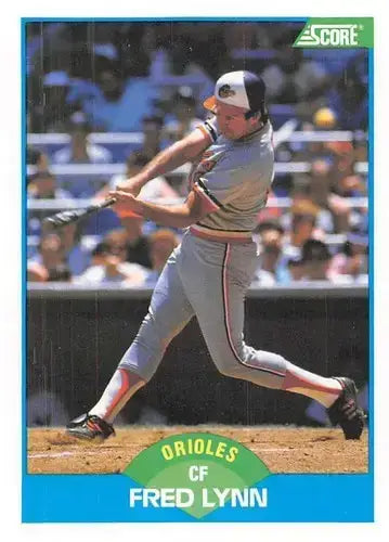 1989 Score #126 Fred Lynn NM-MT Orioles ID:80516 - Baseball Card Single