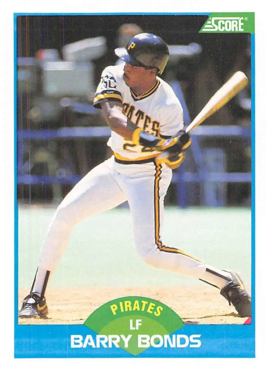 1989 Score #127 Barry Bonds NM-MT Pittsburgh Pirates Baseball Card - Baseball Card Single
