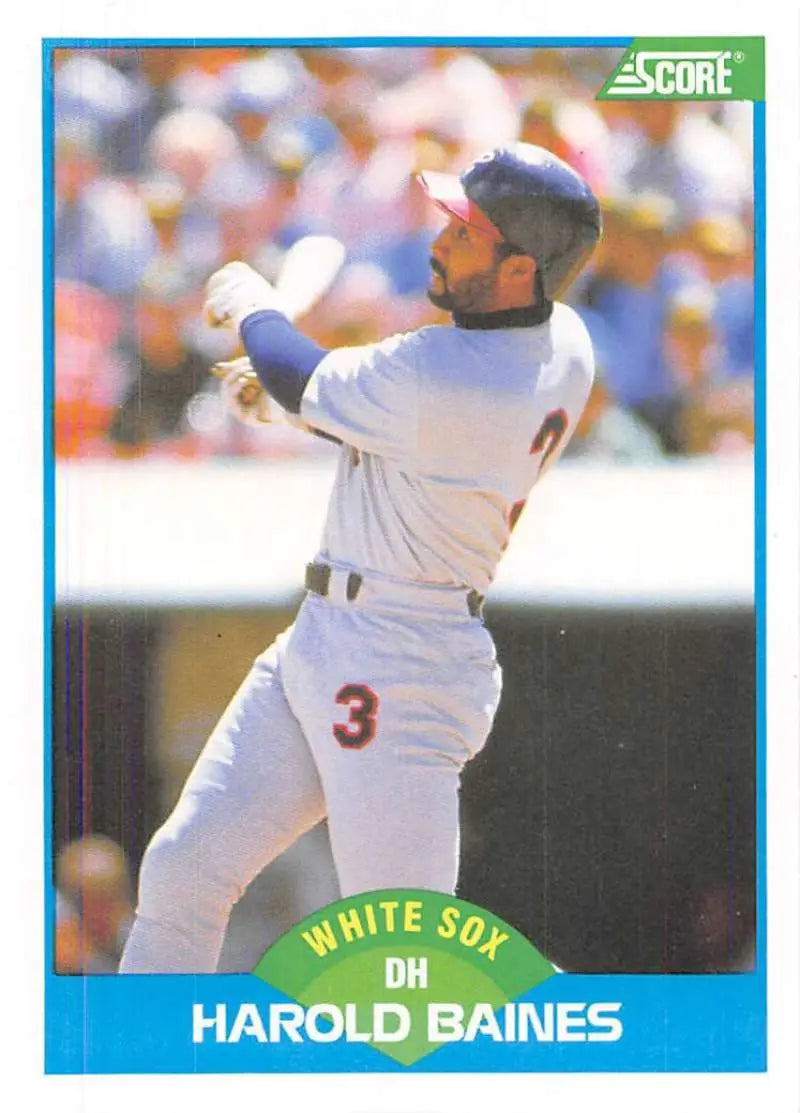 1989 Score #128 Harold Baines NM-MT Chicago White Sox Baseball Card - Baseball Card Single