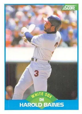 1989 Score #128 Harold Baines NM-MT White Sox ID:80307 - Baseball Card Single