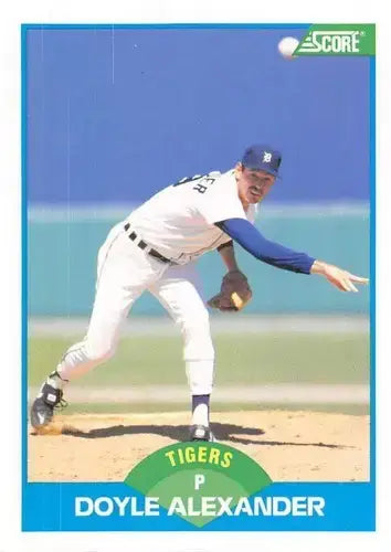1989 Score #129 Doyle Alexander NM-MT Tigers ID:80517 - Baseball Card Single