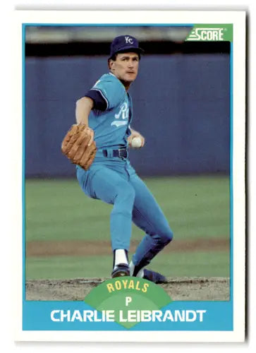 1989 Score #133 Charlie Leibrandt EX/NM Royals ID:66759