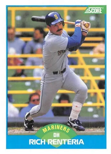 1989 Score #142 Rich Renteria NM-MT Mariners ID:80317 - Baseball Card Single