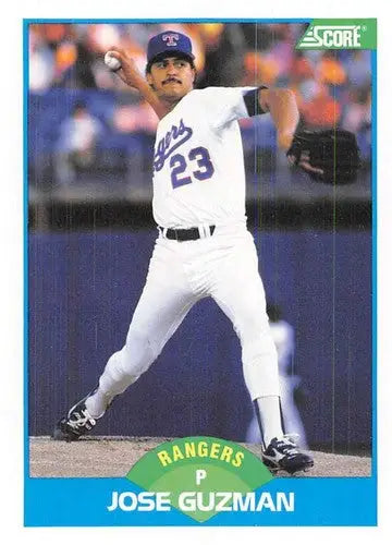 1989 Score #143 Jose Guzman NM-MT Rangers ID:80521 - Baseball Card Single