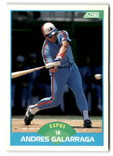 1989 Score #144 Andres Galarraga EX/NM Expos ID:66815 - Baseball Card Single