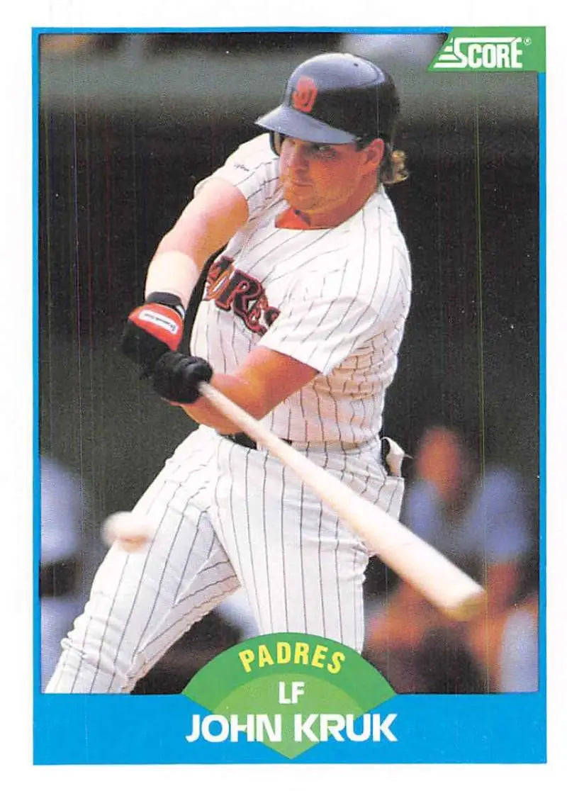 1989 Score #148 John Kruk NM-MT San Diego Padres Baseball Card - Baseball Card Single