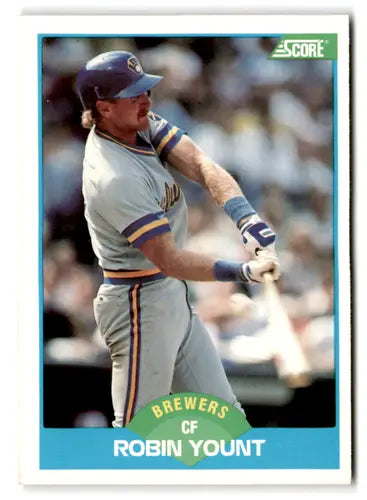 1989 Score #151 Robin Yount EX/NM Brewers ID:66767 - Baseball Card Single