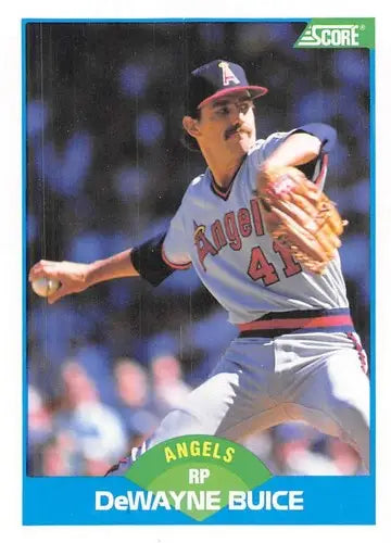 1989 Score #153 De Wayne Buice NM-MT Angels ID:80325 - Baseball Card Single