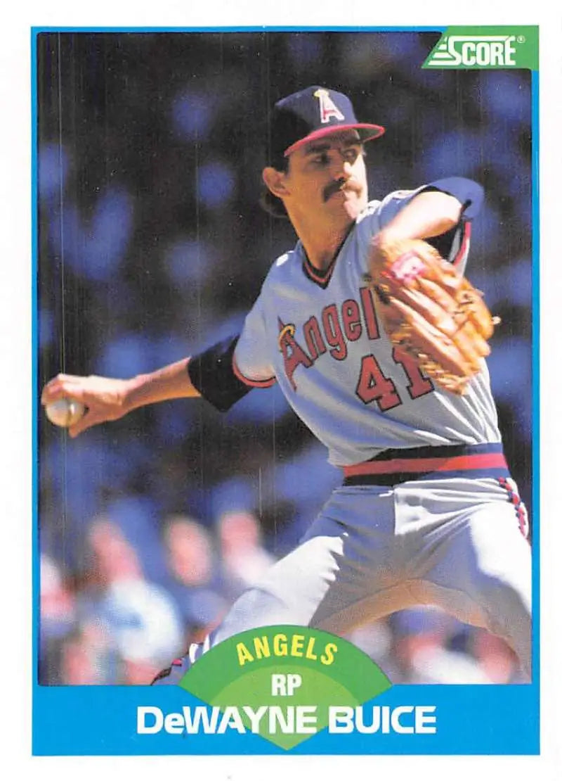 1989 Score #153 De Wayne Buice NM-MT California Angels Baseball Card