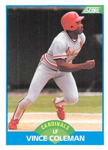 1989 Score #155 Vince Coleman NM-MT Cardinals ID:80326 - Baseball Card Single
