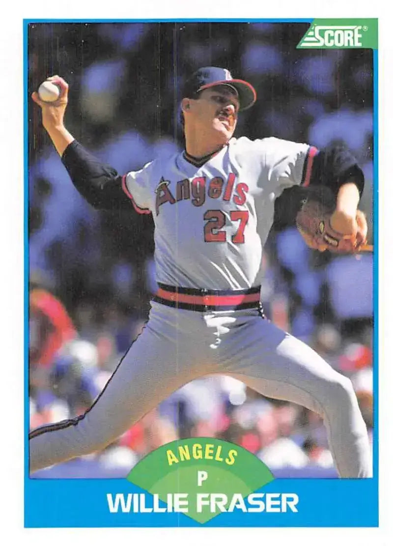 1989 Score #157 Willie Fraser NM-MT Angels ID:80524 - Baseball Card Single