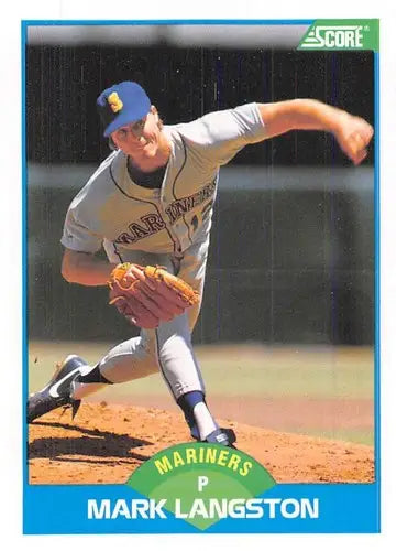 1989 Score #161 Mark Langston NM-MT Mariners ID:80331 - Baseball Card Single