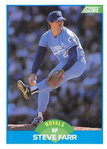 1989 Score #183 Steve Farr NM-MT Royals ID:80529 - Baseball Card Single