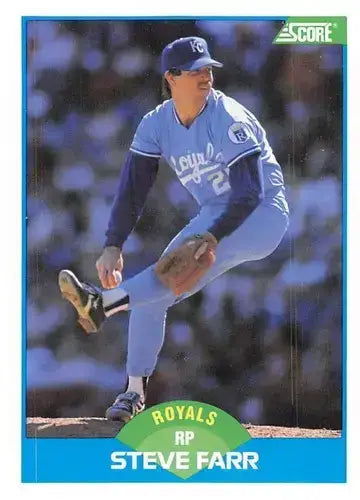 1989 Score #183 Steve Farr NM-MT Royals ID:80529 - Baseball Card Single