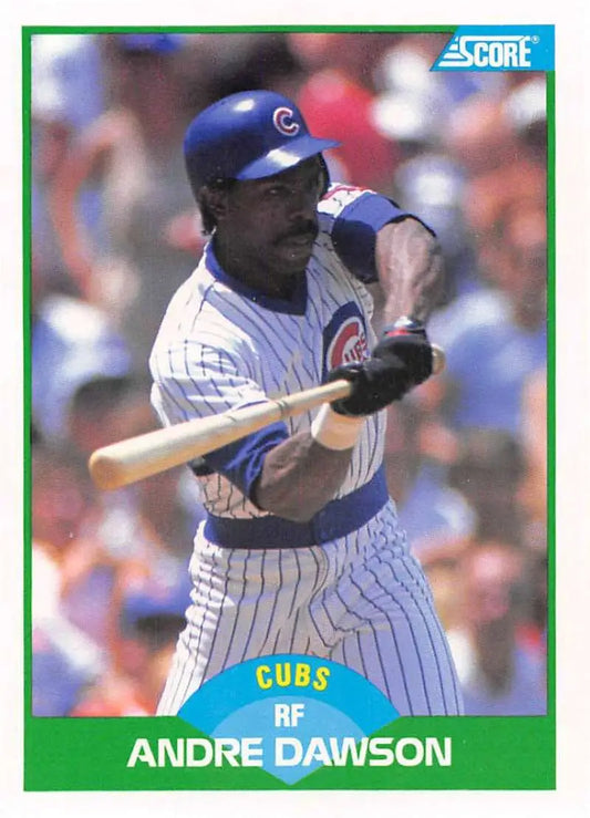 1989 Score #2 Andre Dawson NM-MT Chicago Cubs Baseball Card - Baseball Card Single