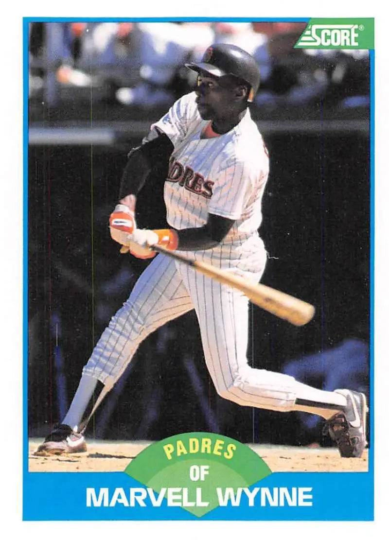1989 Score #203 Marvell Wynne NM-MT San Diego Padres Baseball Card - Baseball Card Single